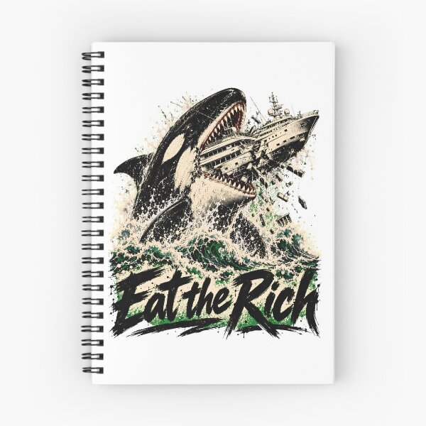 Item preview, Orca Revolution: Eat the Rich Yacht Attack designed and sold by BumbleBloom7.