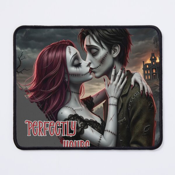 Item preview, Perfectly Yours Gothic Stitched Couple Romantic Spooky Art designed and sold by BrainConstip.