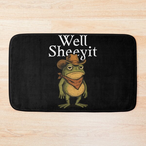 Item preview, Well Sheryit Funny Cowboy Frog designed and sold by BuncoHearas.