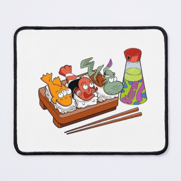Item preview, Wide Eyed Sushi Creatures On Platter designed and sold by WATEKE.
