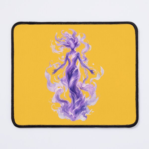 Item preview, Ethereal Purple Flame Spirit and Mystical Magic Goddess Design designed and sold by SolutionsArt.