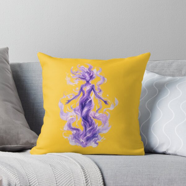 Item preview, Ethereal Purple Flame Spirit and Mystical Magic Goddess Design designed and sold by SolutionsArt.