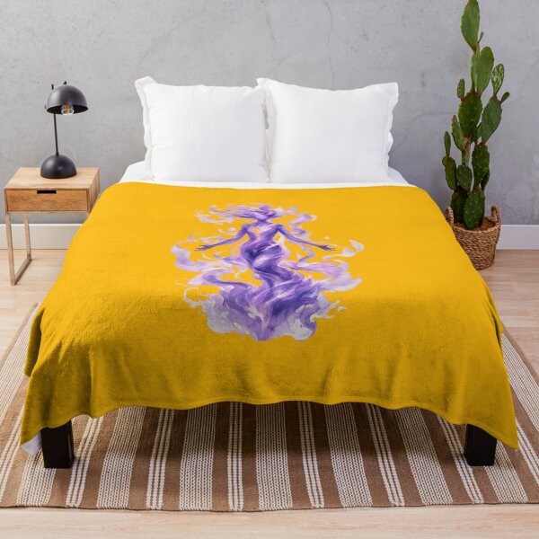 Item preview, Ethereal Purple Flame Spirit and Mystical Magic Goddess Design designed and sold by SolutionsArt.