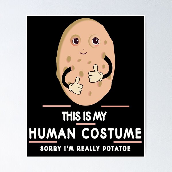 Item preview, This is my funny human costume designed and sold by vibeno1.