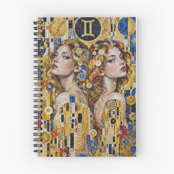Item preview, Gemini Zodiac Painting – The Twins designed and sold by GalleryKauffeld.