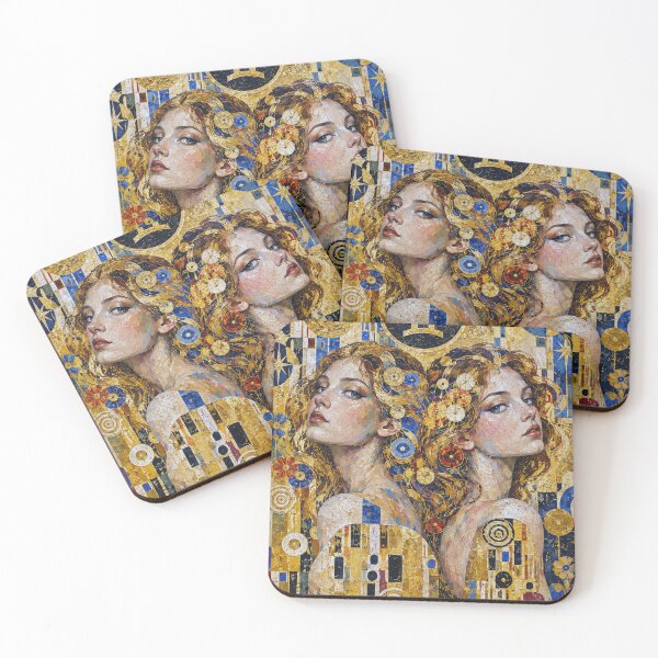 Item preview, Gemini Zodiac Painting – The Twins designed and sold by GalleryKauffeld.