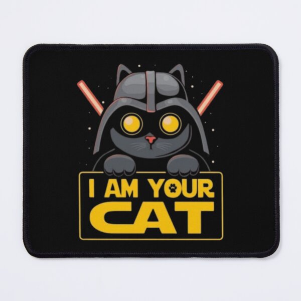 Item preview, Dark Helmeted Cat With Glowing Sabers designed and sold by WATEKE.