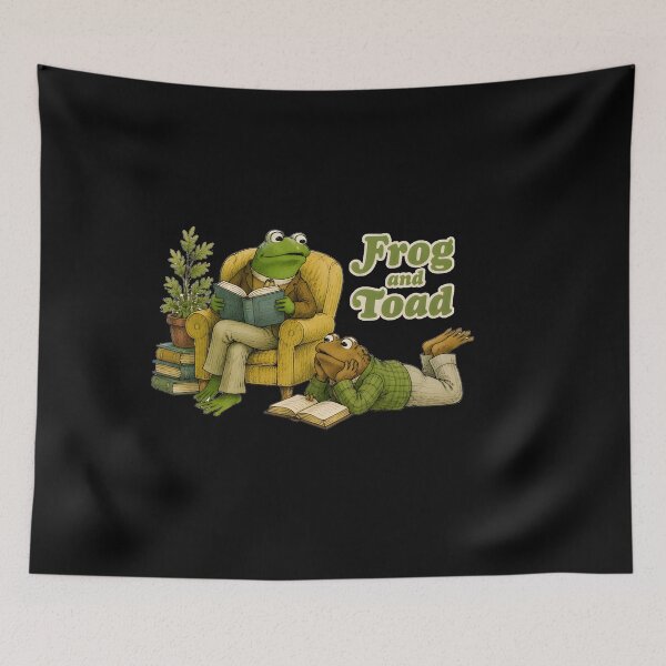 Item preview, Frog and Toad Book Lover Reading Funny designed and sold by BuncoHearas.