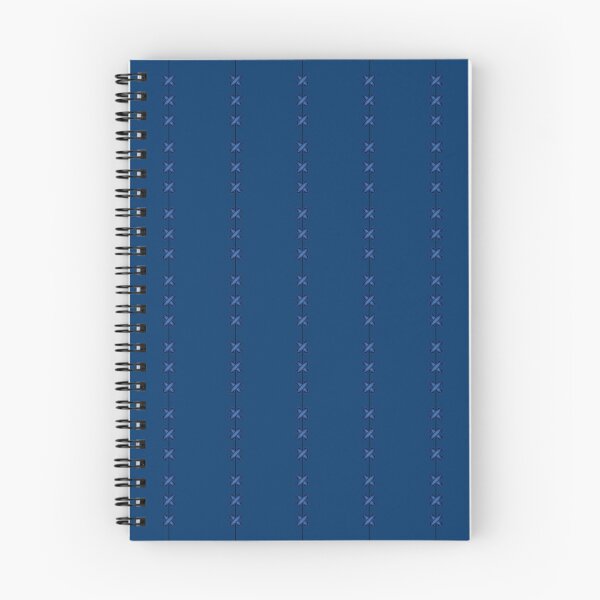 Item preview, A blue triple lacing pattern that repeats on a blue background designed and sold by Cherevan.