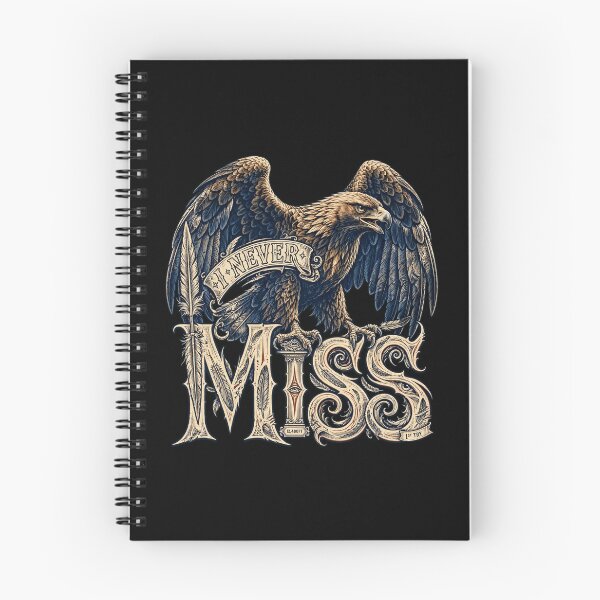 Item preview, I Never Miss Eagle Design, Eagle Artwork, Eagle Graphic, Eagle Lover Gift, Bald Eagle Art, Bird of Prey Design, Wildlife Art, Predator Artwork, American Eagle, Nature Lover Gift designed and sold by Typologystudios.