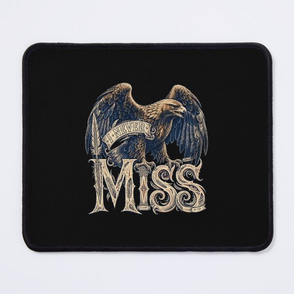 Item preview, I Never Miss Eagle Design, Eagle Artwork, Eagle Graphic, Eagle Lover Gift, Bald Eagle Art, Bird of Prey Design, Wildlife Art, Predator Artwork, American Eagle, Nature Lover Gift designed and sold by Typologystudios.