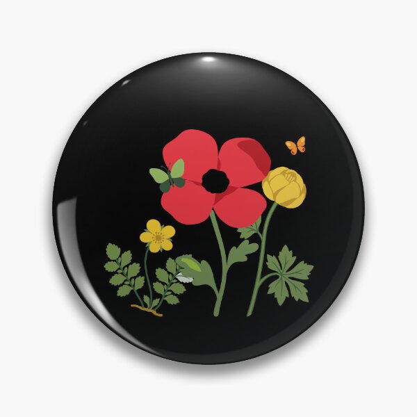 Item preview, Colorful poppy · Butterfly · Nature designed and sold by Sir-Freaky.