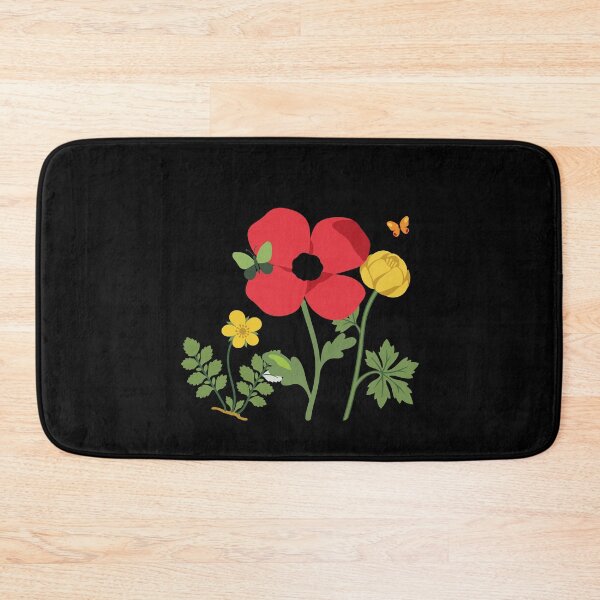 Item preview, Colorful poppy · Butterfly · Nature designed and sold by Sir-Freaky.