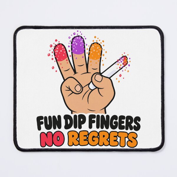 Item preview, Fun Dip Fingers No Regrets Funny 90s Candy designed and sold by CerealBoxInk.