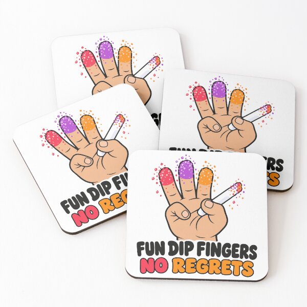 Item preview, Fun Dip Fingers No Regrets Funny 90s Candy designed and sold by CerealBoxInk.