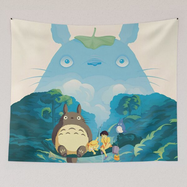 Item preview, Cute kawaii art girl [[thetotoros]] hanging -%[ghiblis]%- aways trees designed and sold by ceyart00.