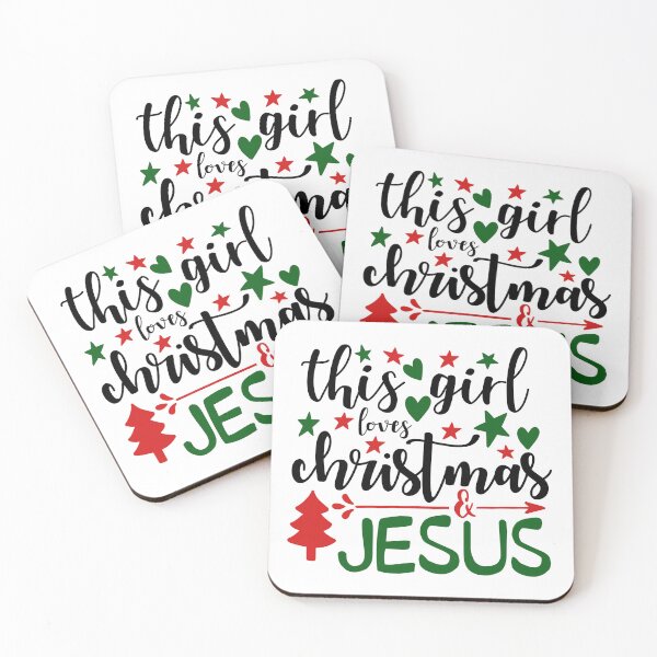 Item preview, This Girl Loves Christmas and Jesus Faith Holiday Vibes designed and sold by FuzionRaptor.