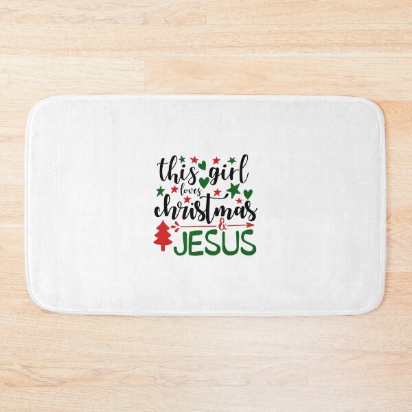 Item preview, This Girl Loves Christmas and Jesus Faith Holiday Vibes designed and sold by FuzionRaptor.