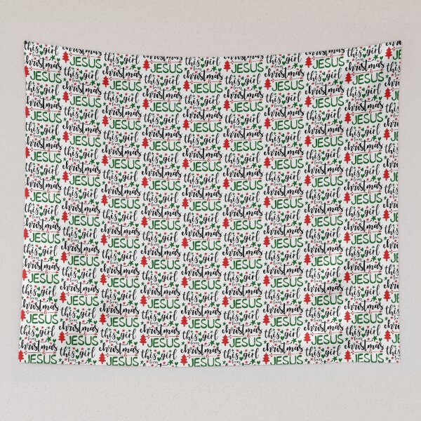 Item preview, This Girl Loves Christmas and Jesus Faith Holiday Vibes designed and sold by FuzionRaptor.