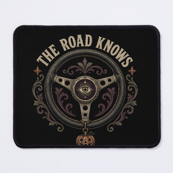 Item preview, The Road Knows Spooky Night Driving Steering Wheel designed and sold by BernoNickel.