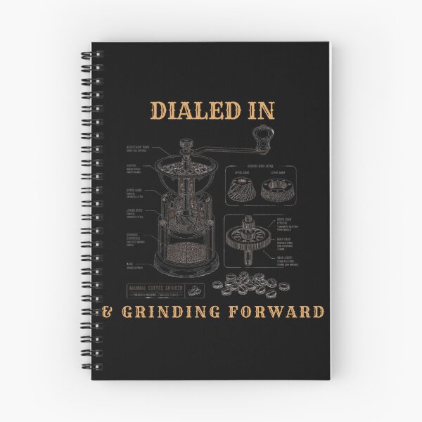 Item preview, Dialed In Manual Coffee Grinder Retro Blueprint Illustration designed and sold by wildsilencee.