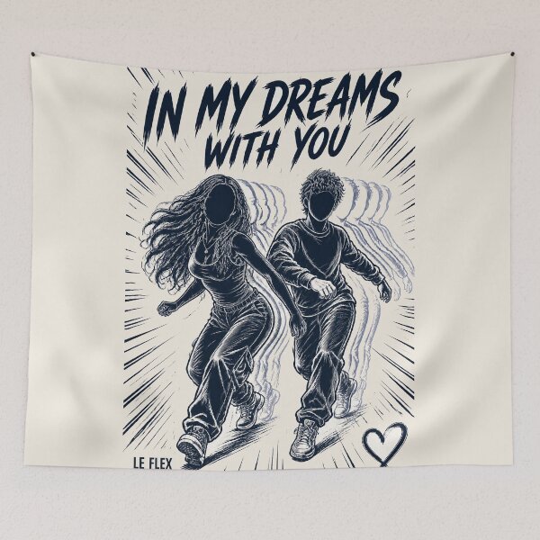 Item preview, Le Flex In My Dreams With You Two Runner Silhouette Tee designed and sold by ZoomTaDesign.