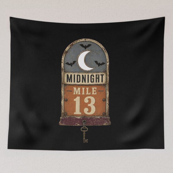 Item preview, Midnight Road 13 Spooky Highway Milestone designed and sold by BernoNickel.