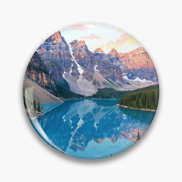 Item preview, Canada — Moraine Lake — A Turquoise Escape Into the Canadian Rockies designed and sold by DibujandoPorfa.