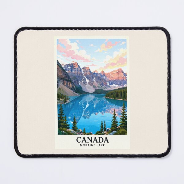 Item preview, Canada — Moraine Lake — A Turquoise Escape Into the Canadian Rockies designed and sold by DibujandoPorfa.