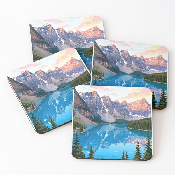Item preview, Canada — Moraine Lake — A Turquoise Escape Into the Canadian Rockies designed and sold by DibujandoPorfa.