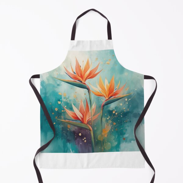 Item preview, Vibrant Watercolor Bird of Paradise Flowers designed and sold by PrintWavePro.