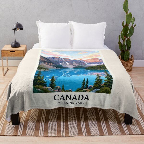 Item preview, Canada — Moraine Lake — A Turquoise Escape Into the Canadian Rockies designed and sold by DibujandoPorfa.