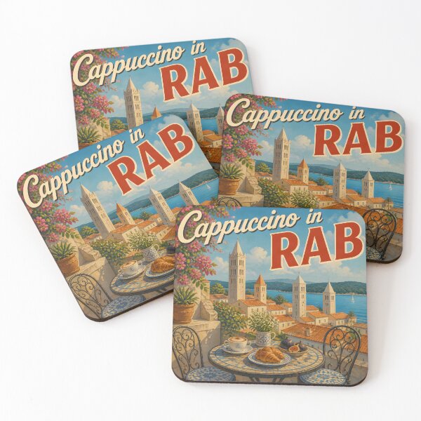 Item preview, Rab, Croatia: Scenic Travel Poster designed and sold by LSVart.