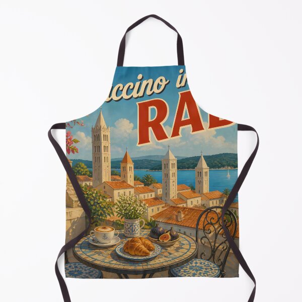 Item preview, Rab, Croatia: Scenic Travel Poster designed and sold by LSVart.