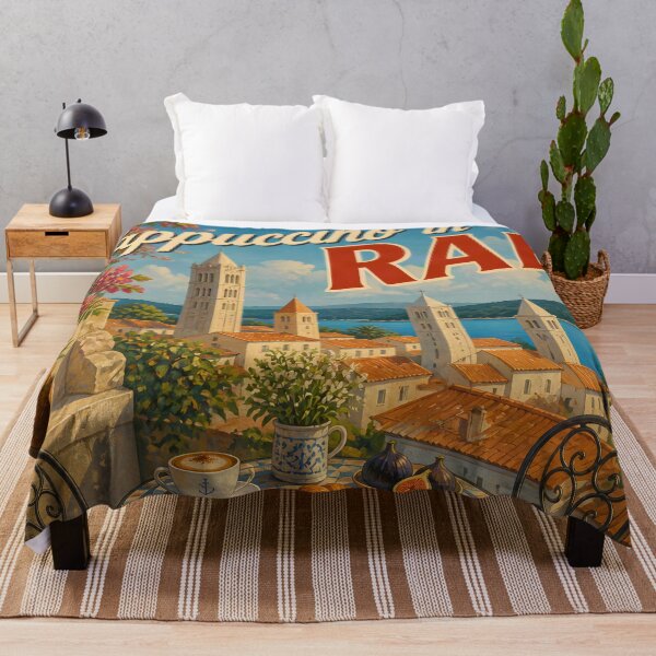 Item preview, Rab, Croatia: Scenic Travel Poster designed and sold by LSVart.
