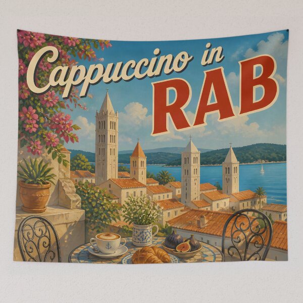 Item preview, Rab, Croatia: Scenic Travel Poster designed and sold by LSVart.