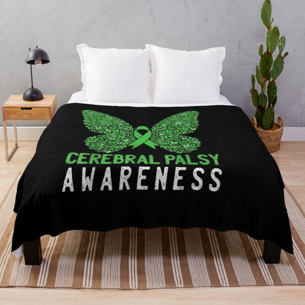 Item preview, Cerebral Palsy Awareness Butterfly Green Ribbon designed and sold by BuncoHearas.