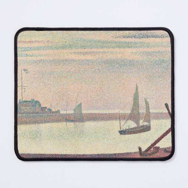 Item preview, The Canal of Gravelines by Georges Seurat: Serene Pointillist Harbor Poster designed and sold by artofuniverse.