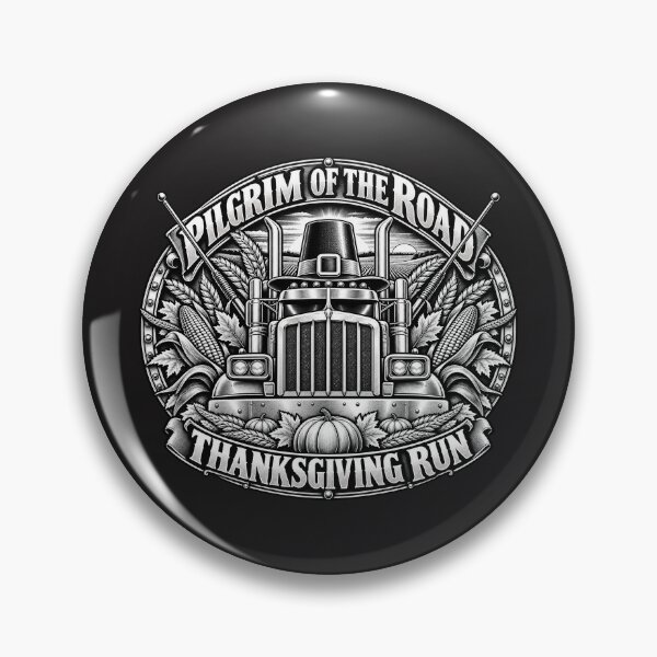 Item preview, Pilgrim Of The Road - Thanksgiving Trucker Run designed and sold by NomadForge.