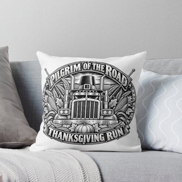 Item preview, Pilgrim Of The Road - Thanksgiving Trucker Run designed and sold by NomadForge.