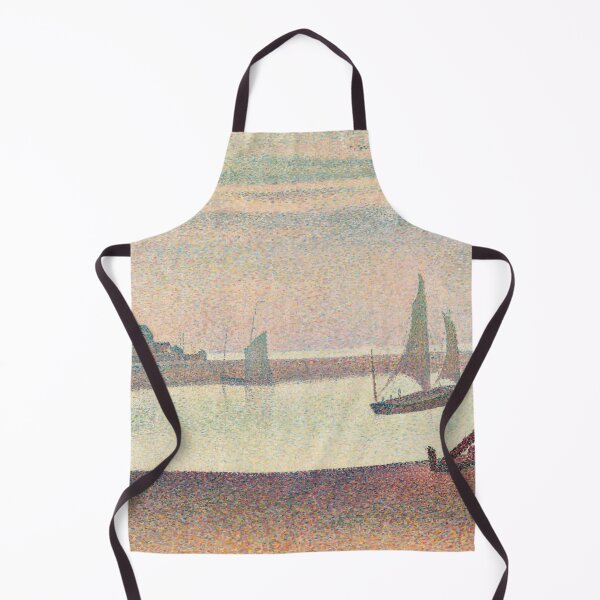 Item preview, The Canal of Gravelines by Georges Seurat: Serene Pointillist Harbor Poster designed and sold by artofuniverse.