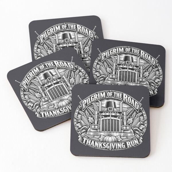 Item preview, Pilgrim Of The Road - Thanksgiving Trucker Run designed and sold by NomadForge.