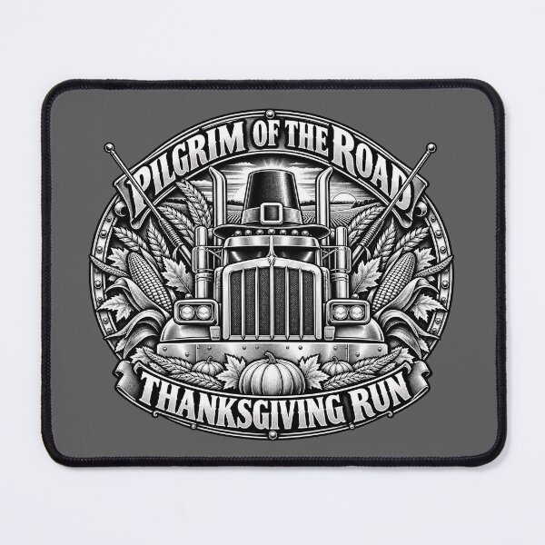 Item preview, Pilgrim Of The Road - Thanksgiving Trucker Run designed and sold by NomadForge.