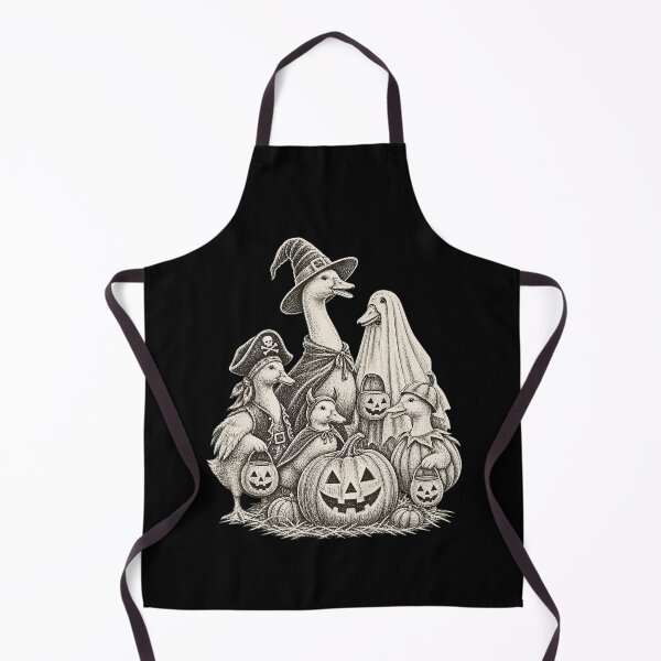 Item preview, Halloween Ducks In themes Vintage Farm Bird Etching Artwork designed and sold by adiencarteras.