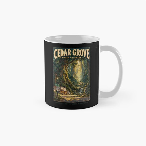 Item preview, Cedar Grove North Carolina – Where the Old Woods Whisper designed and sold by ChickenFund.