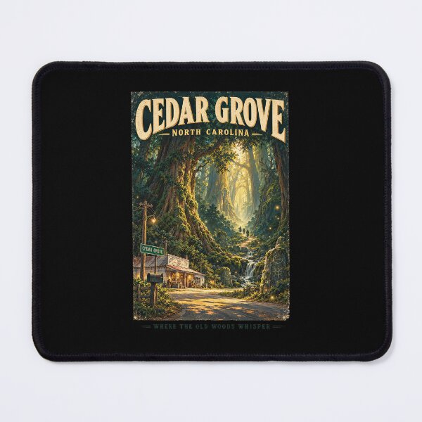 Item preview, Cedar Grove North Carolina – Where the Old Woods Whisper designed and sold by ChickenFund.