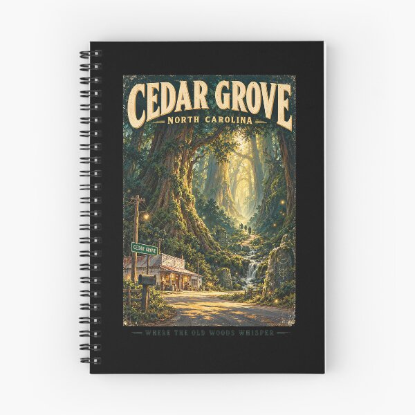 Item preview, Cedar Grove North Carolina – Where the Old Woods Whisper designed and sold by ChickenFund.
