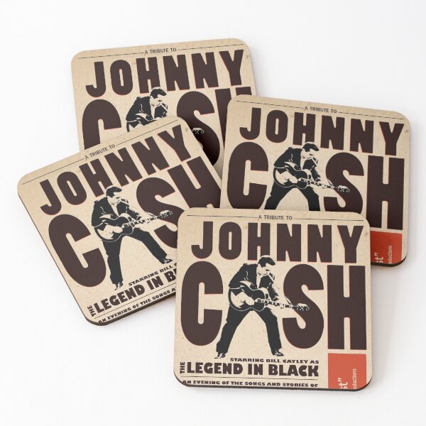 Item preview, Johnny Cash Original Custom Vintage Music Band Tee Unique Poster Wall Art designed and sold by Cool Robot Bro..