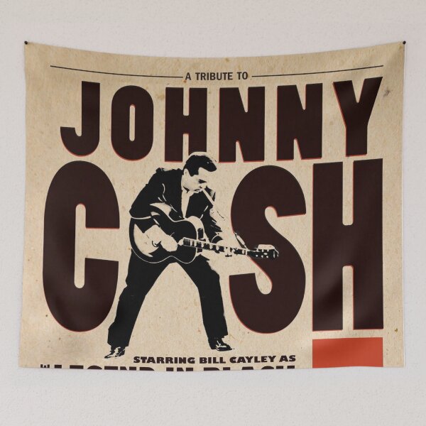 Item preview, Johnny Cash Original Custom Vintage Music Band Tee Unique Poster Wall Art designed and sold by Cool Robot Bro..