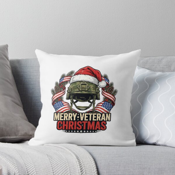 Item preview, Feliz Navidad Veterano Casco de combate Gorro de Papá Noel Camiseta designed and sold by ApplegateForce.